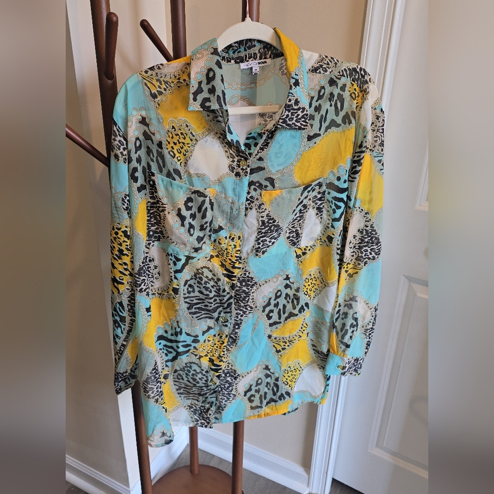 Colorful Patterned 6 Blouses Bundle - Picture 10 of 17